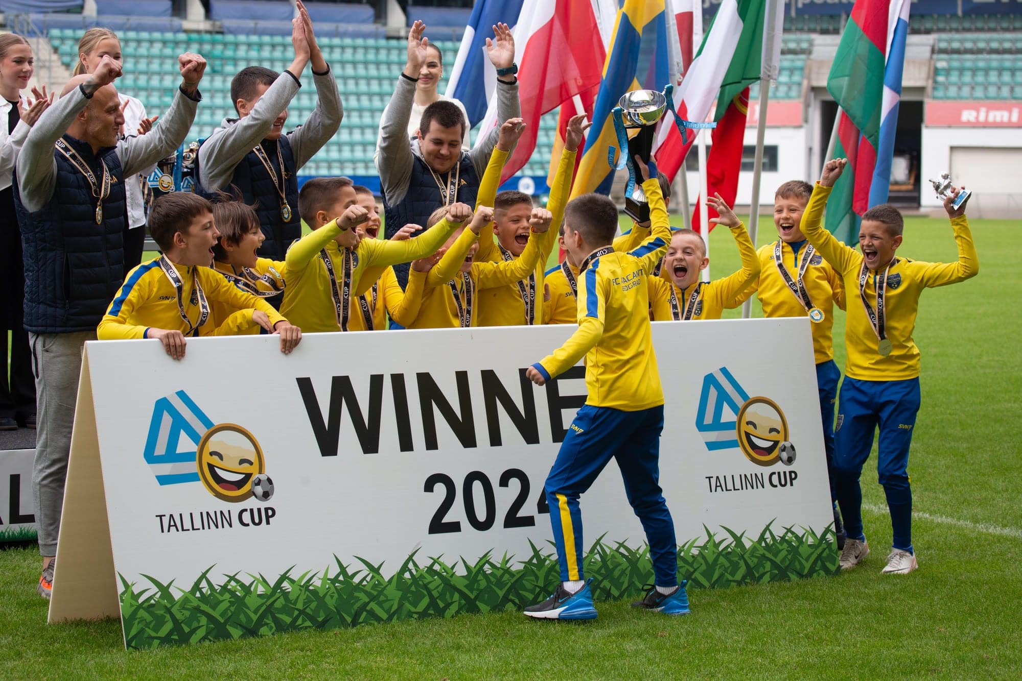 Medals and flags